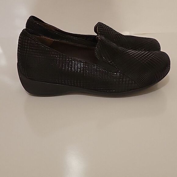 Wolky Perls Loafer Women Comfort Shoe Slip on Flat Black 37 - Picture 1 of 8